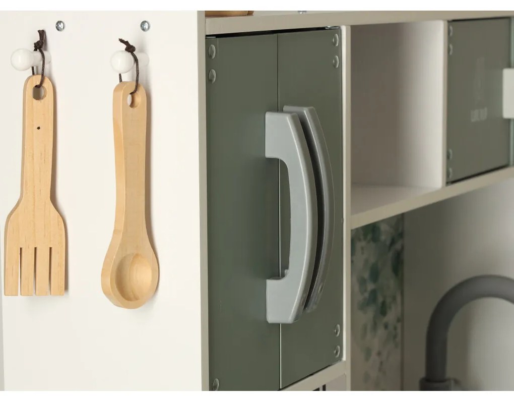 KIK Drevená kuchyňa Saliko s kávovarom na espresso