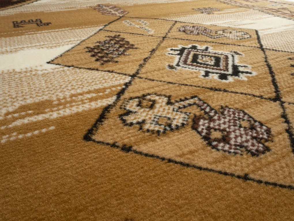 Kusový koberec TEHERAN T-375 beige, 120x170, béžová, chodba / predsieň, Alfa Carpets