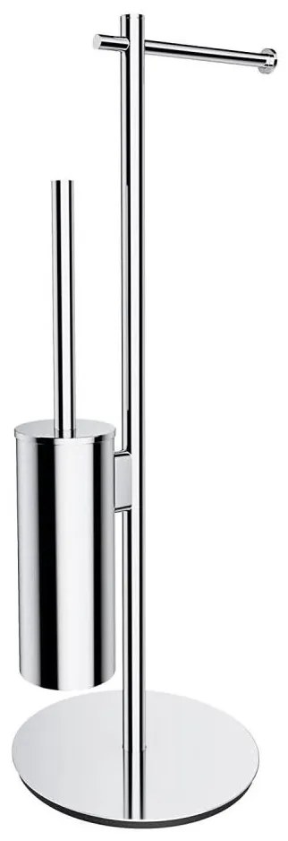 OMNIRES MP60810CR - Stojan na toaletný papier a WC štetku MODERN PROJECT chróm