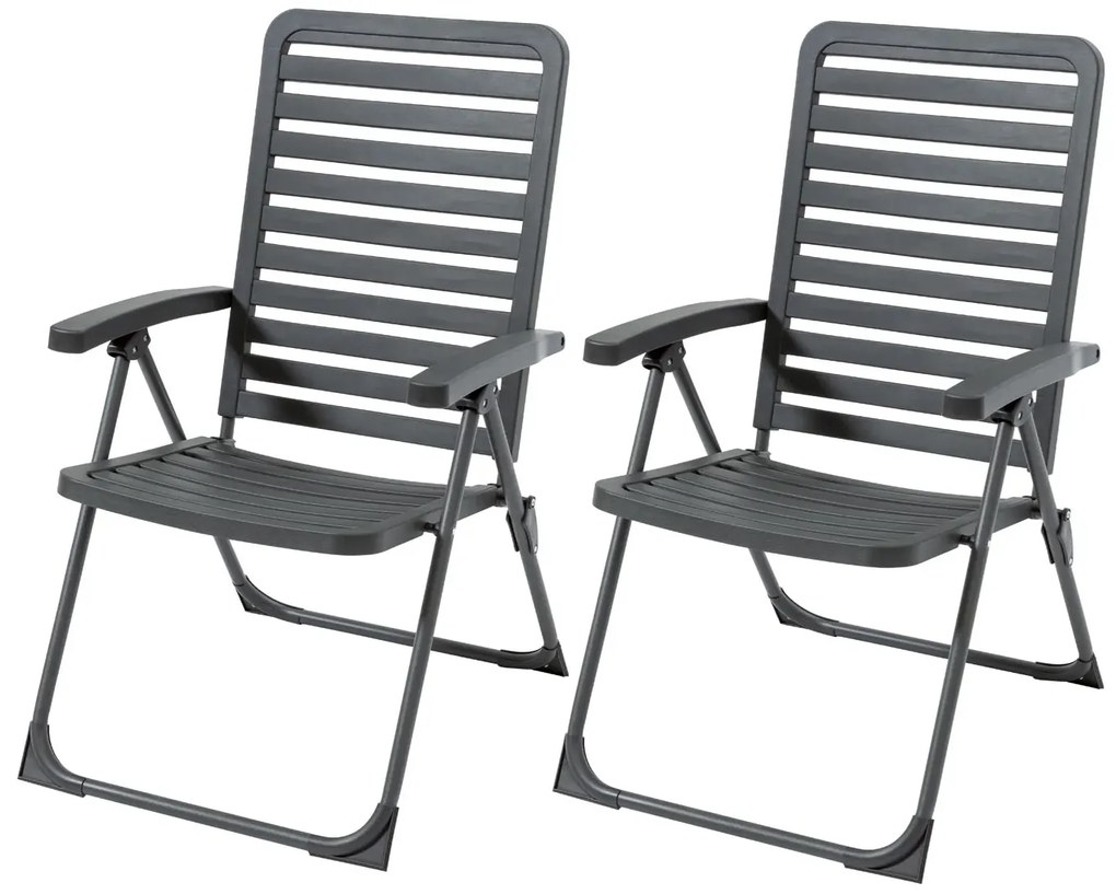 Livarno home Sklápacie kreslo, 2 kusy (800006423)