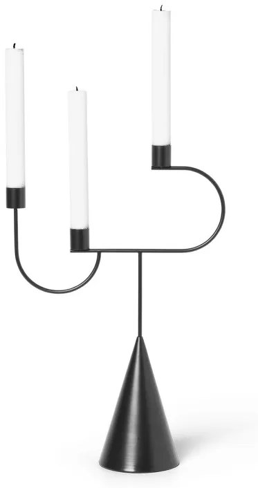 Ferm Living Svietnik Avant, black