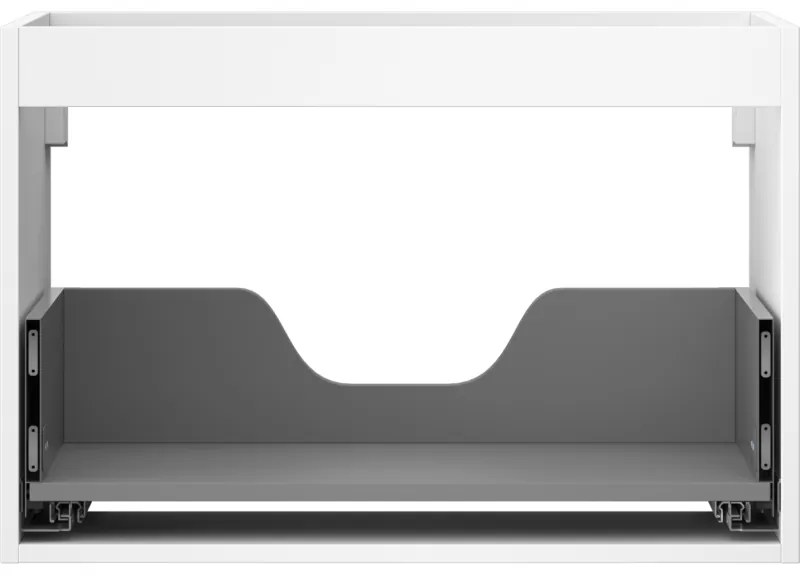 Mexen Box-A, závesná skrinka 70 cm, 1 zásuvka, biela matná, 91AX0-0700-470-1-01