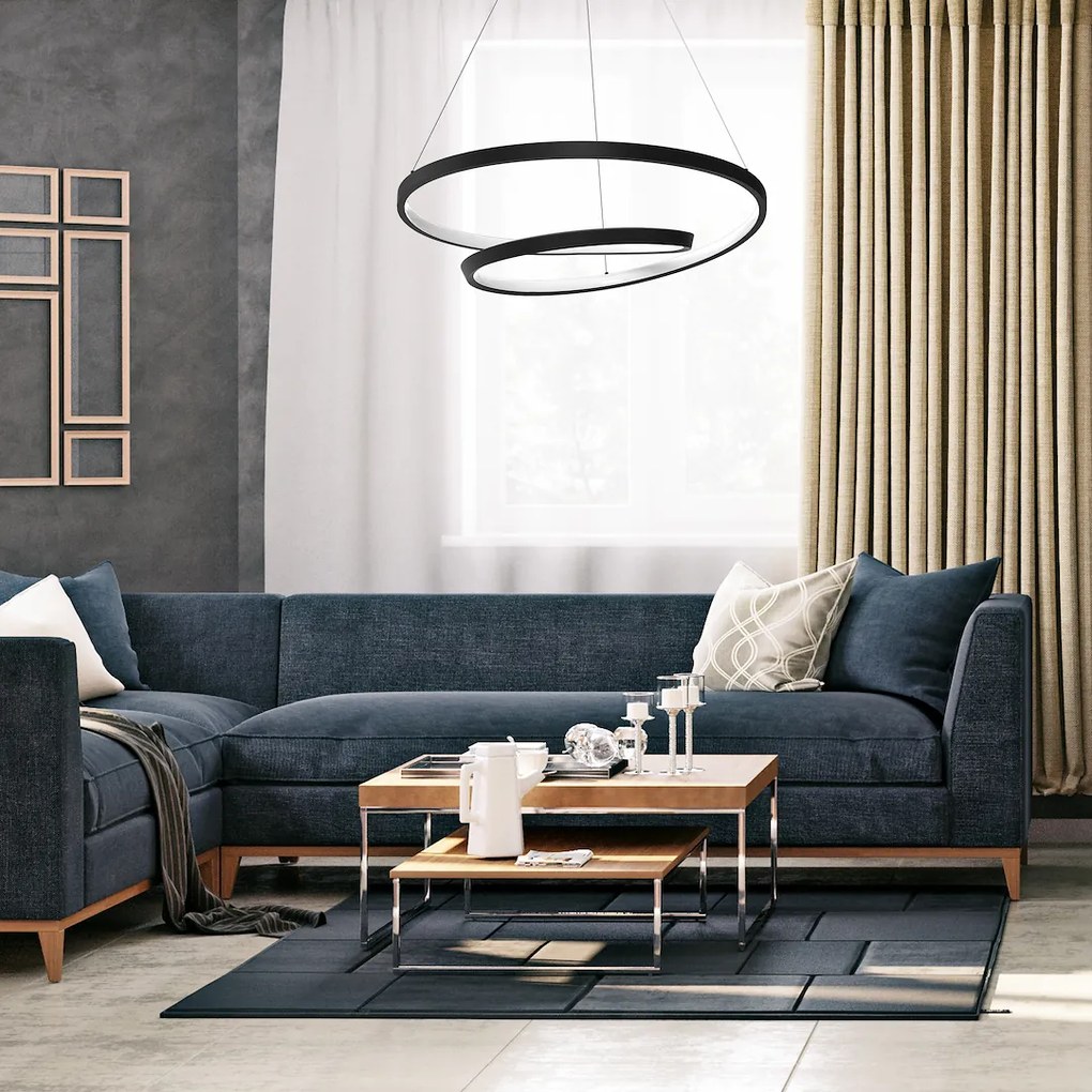 Závesné LED svietidlo Lucero, 1x LED 48w, 4000k, b