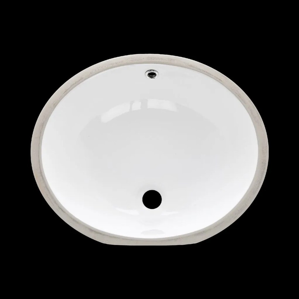 Invena Pandora, umývadlo pod dosku 490x400x210 mm, biela lesklá, INV-CE-26-001-W