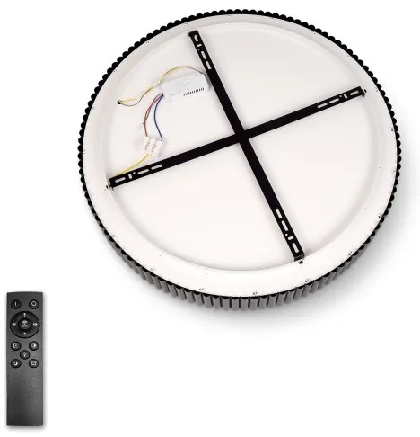 Brilagi - LED stmievateľné stropné svietidlo FALCON MODERN LED/30W/230V 40 cm čierne +DO