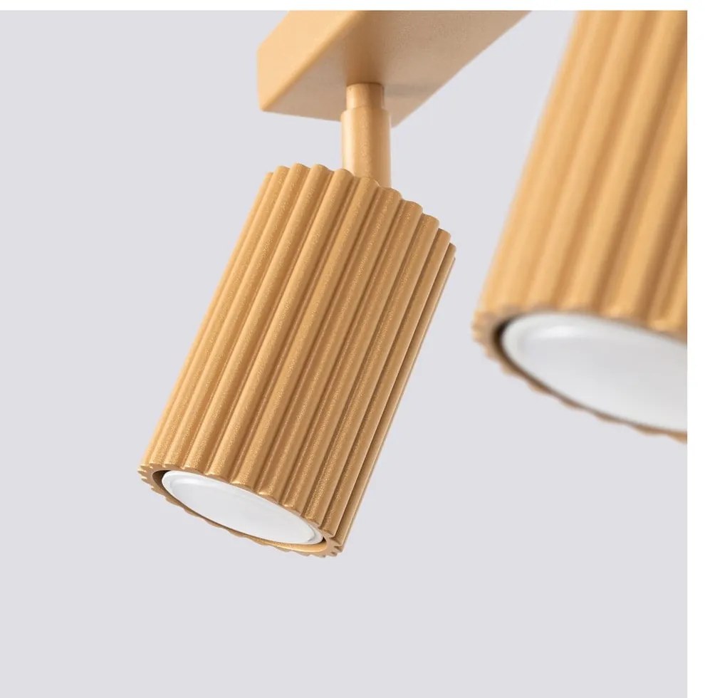 Bodové svietidlo v zlatej farbe 6,5x45 cm Gleam – Sollux