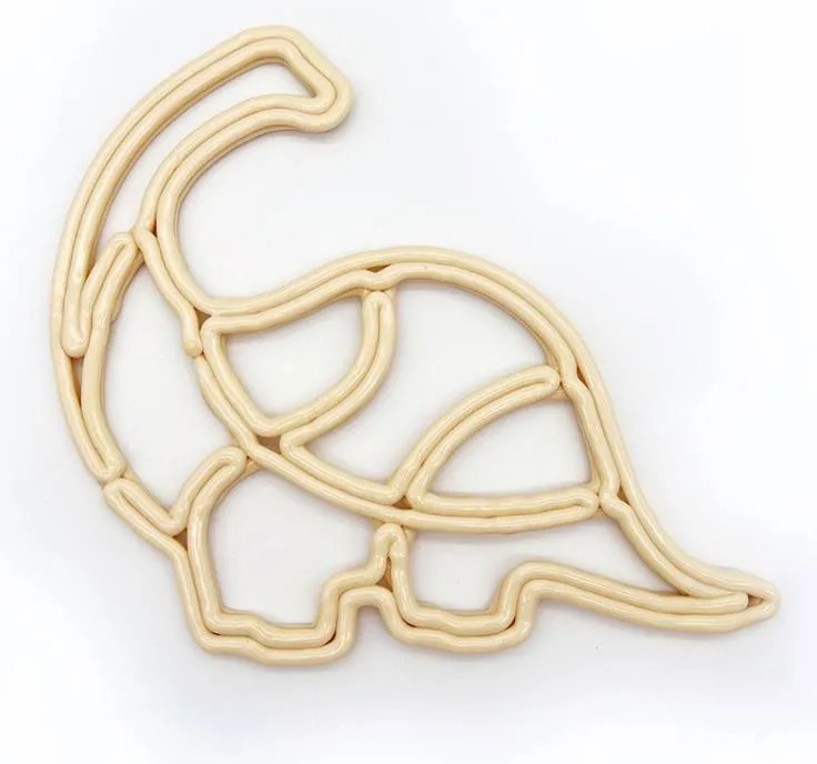 DECOLED Dinosaurus, 30 cm, biely