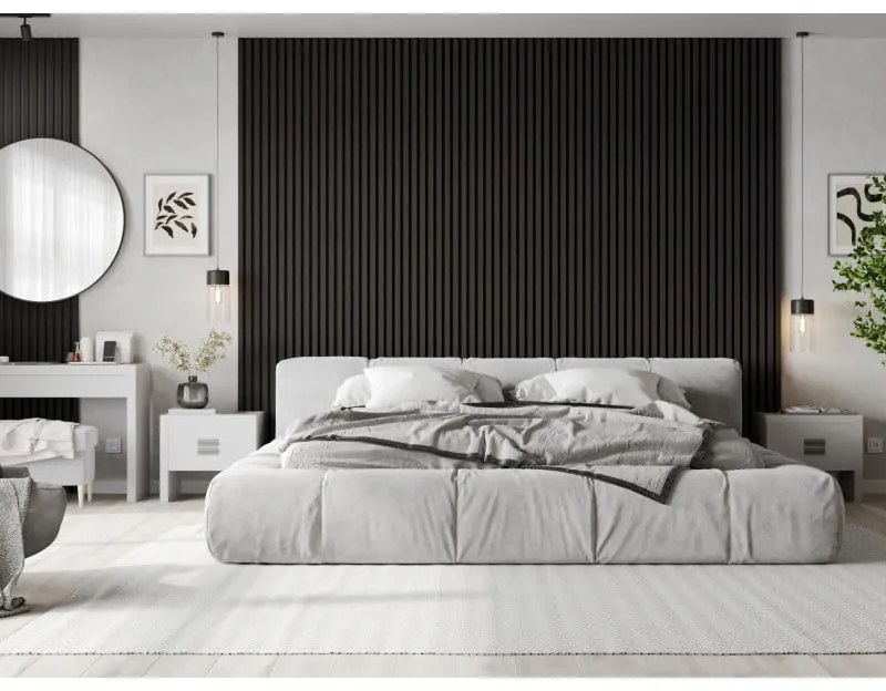 Mexen Lam-B, akustické stenové lamely 275 × 30 cm, HDF doska 4 mm, technická dyha, eben čierny, S100-275307-3015-023