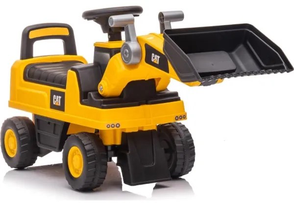Odrážadlo nakladač CAT 2xAA žltá/čierna