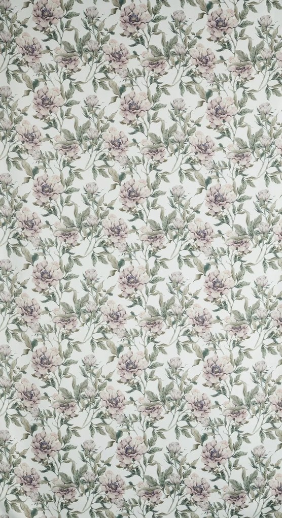 ZÁVES NA KRÚŽKOCH BEVERLY1 140X250 CM KVETY