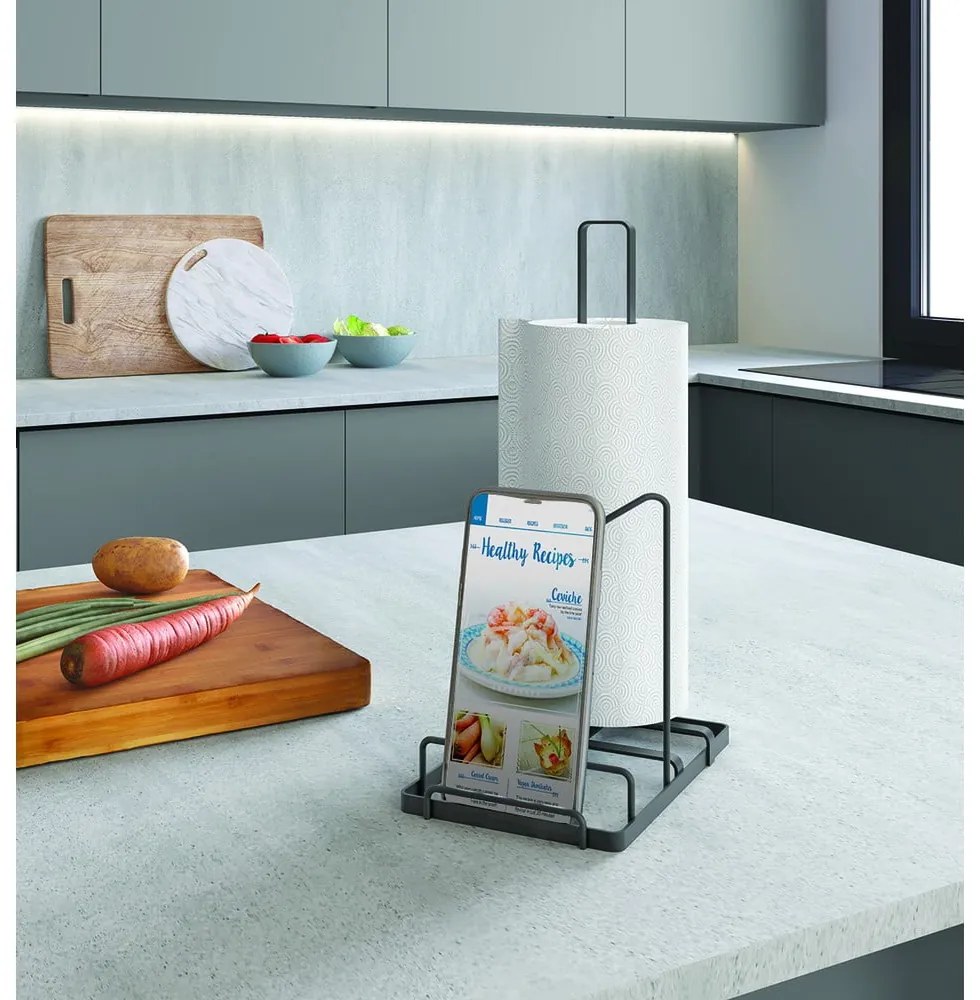 Držiak na kuchynské utierky z nerezovej ocele Tokyo Lava – Metaltex