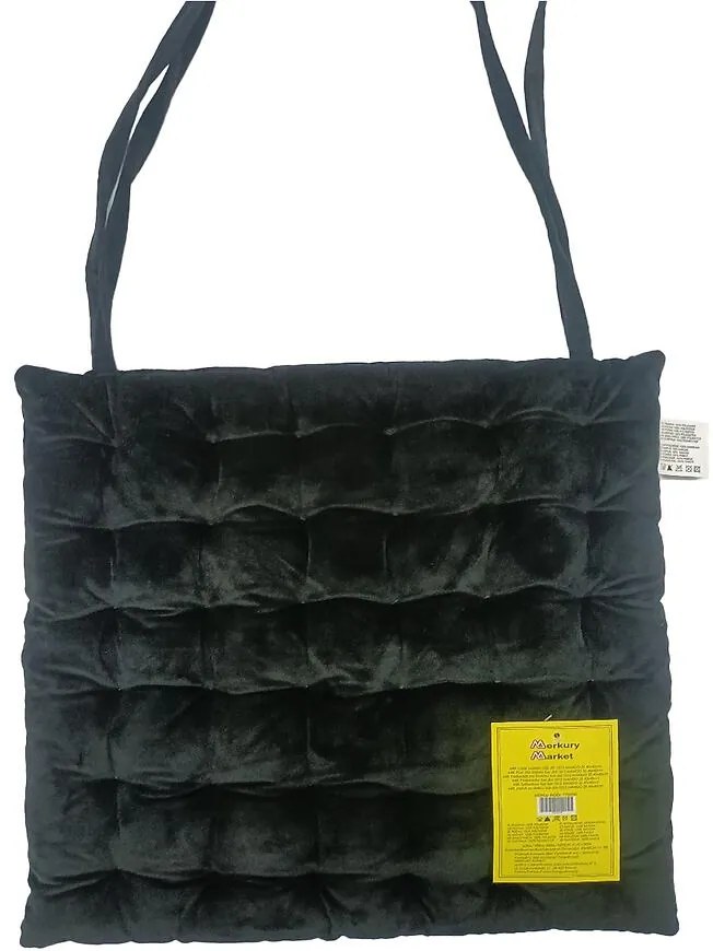 Podsedák na stoličku SSE-JBT-1012 25 40x40cm čierna