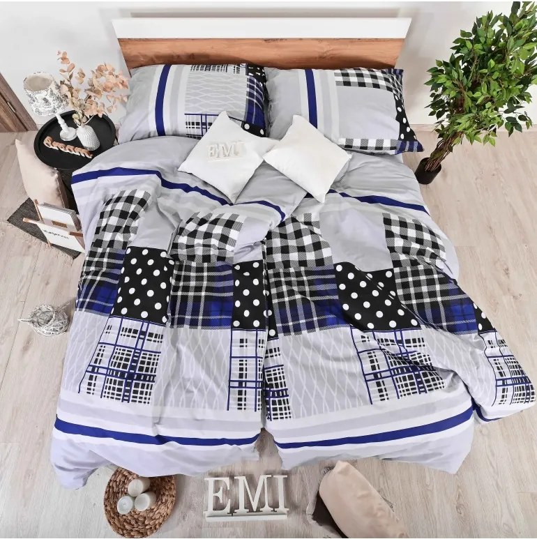 Obliečky bavlnené Art EMI, Štandardný set jednolôžko obsahuje 1x 140x200 + 1x 70x90