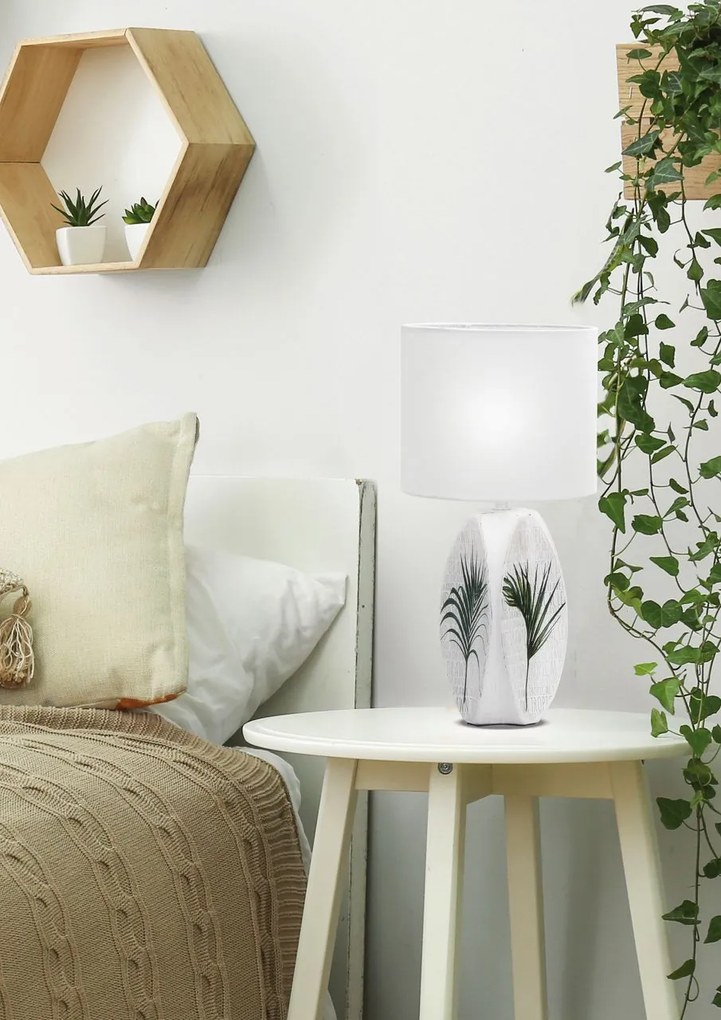 CLX Moderná stolná lampa TERMINI IMERESE, 1xE14, 40W