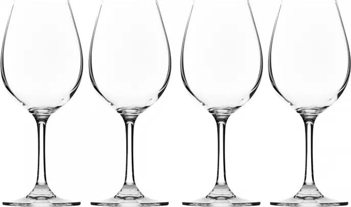 Lunasol - Poháre na víno 430ml set 4 ks - Premium Glas Optima (321023)
