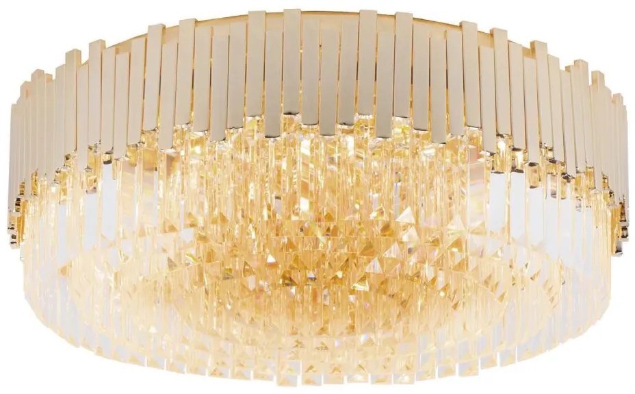 MAXLIGHT C0164 - Stropné svietidlo TREND 15xE14/40W/230V pr. 60 cm zlatá