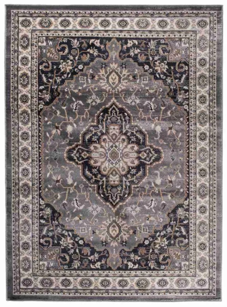 Kusový koberec klasický Dalia sivý, Velikosti 60x100cm