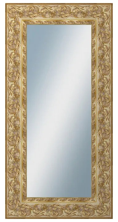 DANTIK - Zrkadlo v rámu, rozmer s rámom 60x120 cm z lišty KŘÍDLO ozdobné zlaté (2890)