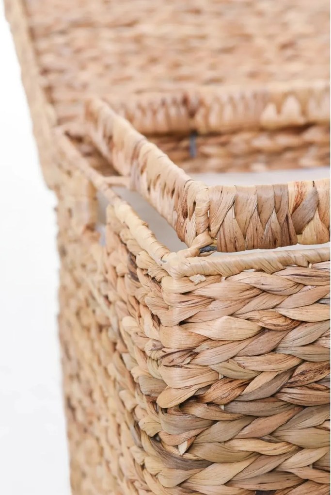 Truhla BIG, šírka 90 cm, vodný hyacint, natur