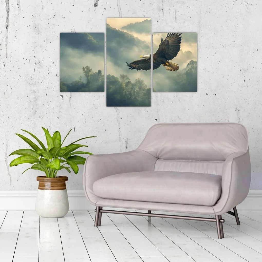 Obraz - Letiaci orol (90x60 cm)