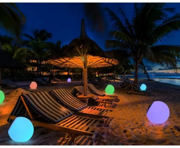 Top Light BALL RGB RC - LED RGB Stmievateľné solárne svietidlo LED/1,2W/3,7V IP44