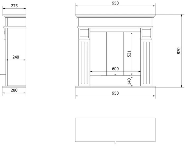 Stojaci biokrb čierny August s vlastnou montážou