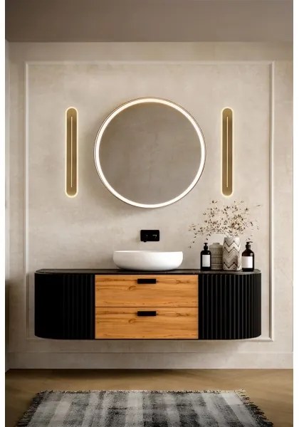 Searchlight 55910SB - LED stmievateľné nástenné svietidlo COUPER LED/14W/230V 3000K