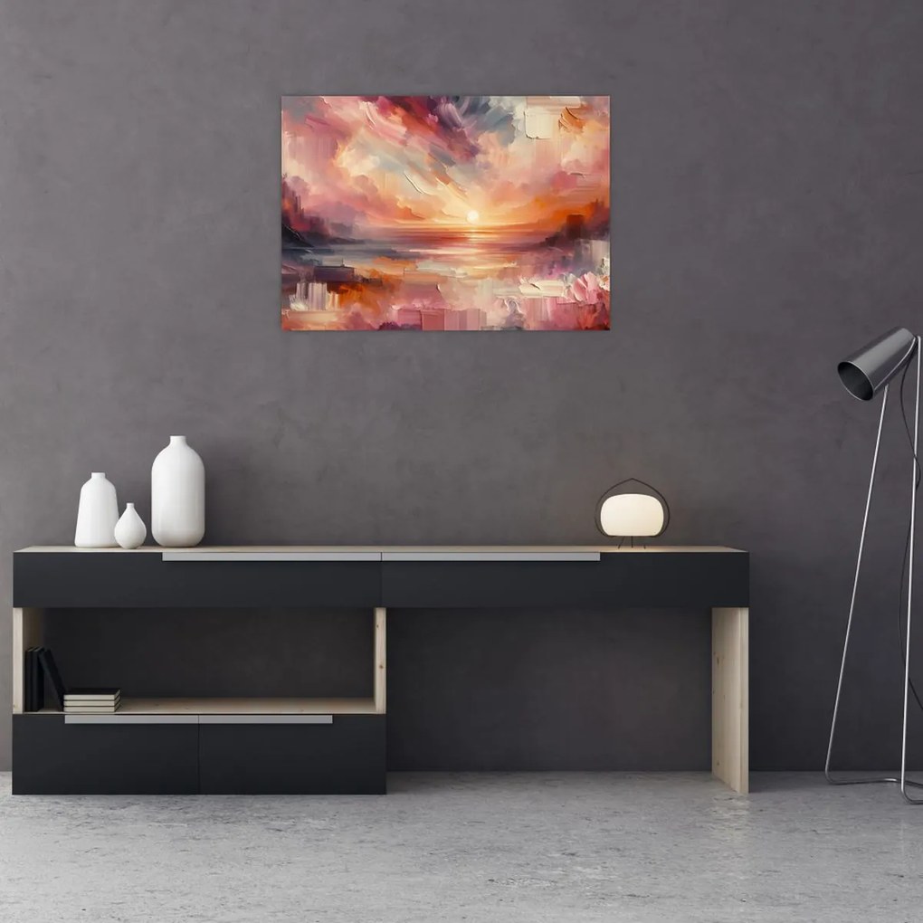 Obraz - Maľované červánky (70x50 cm)