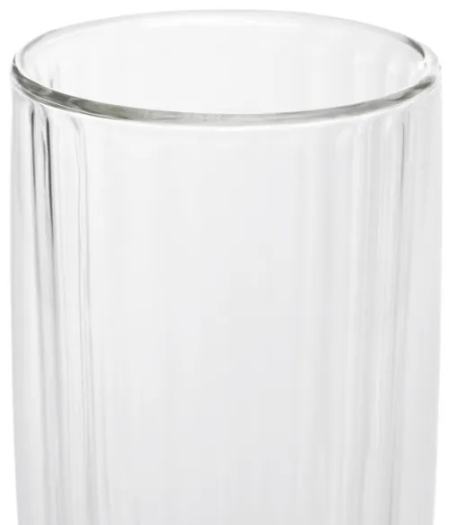 Sada dvoch pohárov CEMBRA GROOVE priesvitné 888835 350 ml (2 ks)