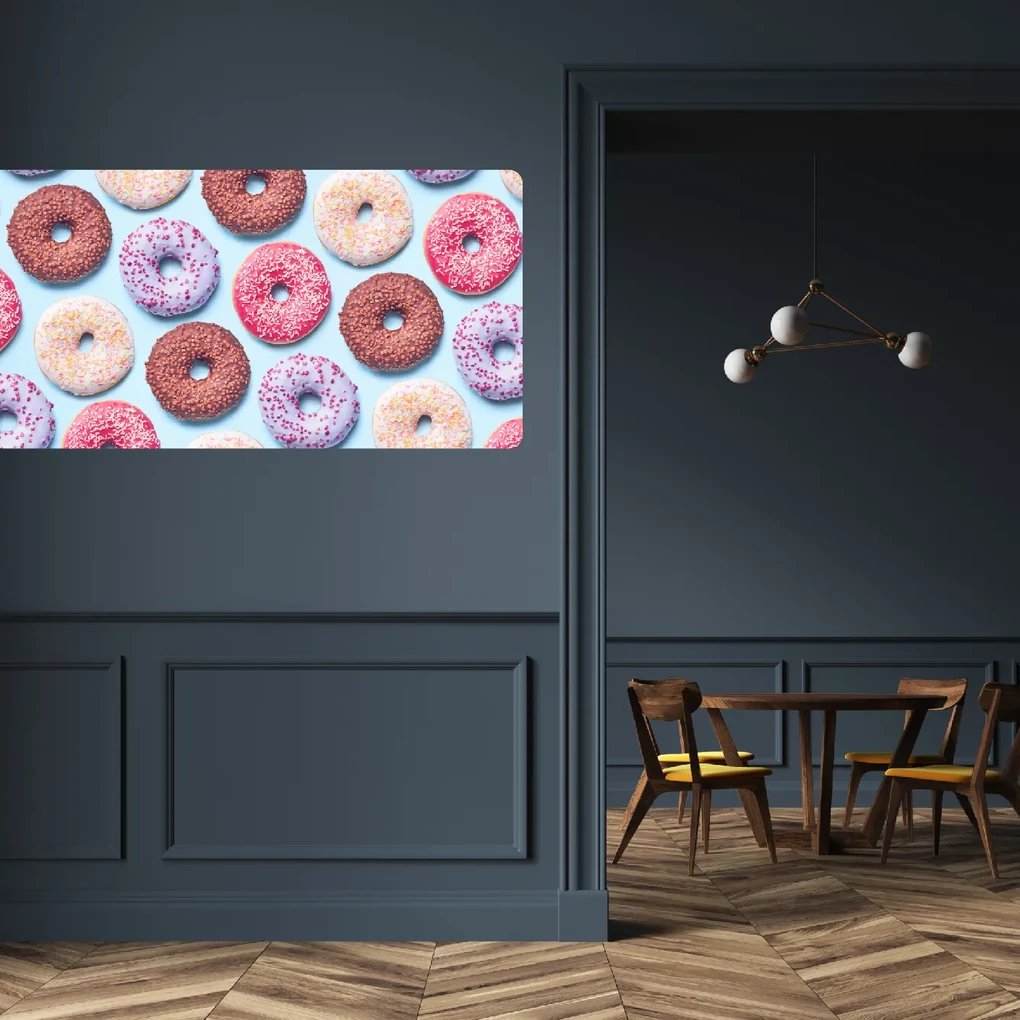 PIPPER. Samolepiaca textilná tapeta - Donuts