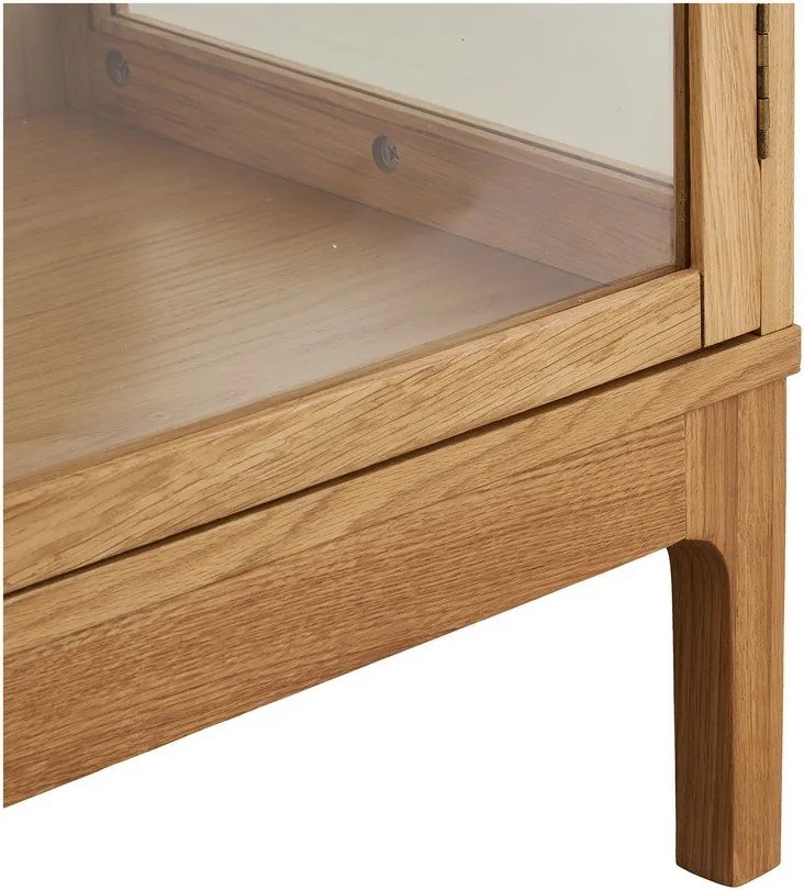 Vitrína v prírodnej farbe 47x180x40 cm Zamora – House Nordic