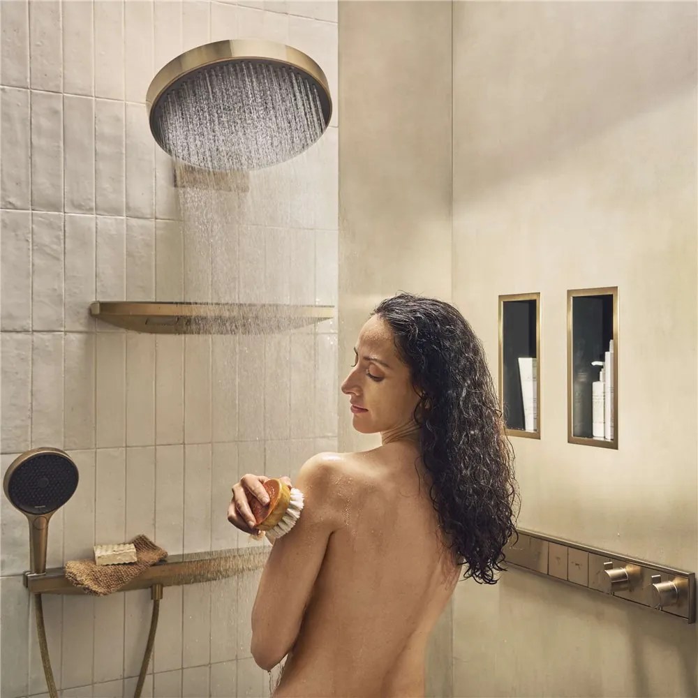 HANSGROHE Designflex textilná sprchová hadica 160 cm, kartáčovaný bronz, 28260140