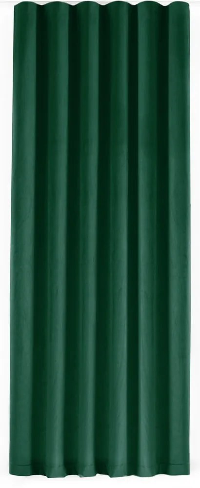 Zelený zamatový dimout záves 140x300 cm Velto – Filumi