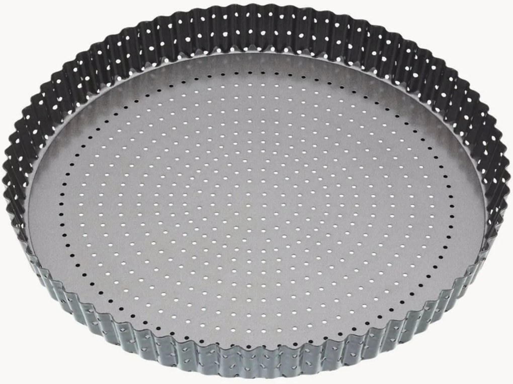 Nepriľnavá vrúbkovaná okrúhla forma na quiche Carla