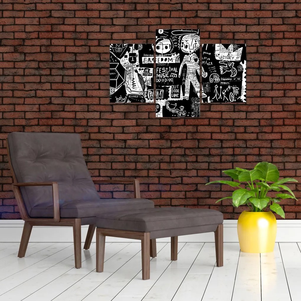 Obraz - Graffiti (90x60 cm)