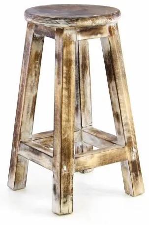 Divero 62834 Designová vintage stolička opálená - 50 cm