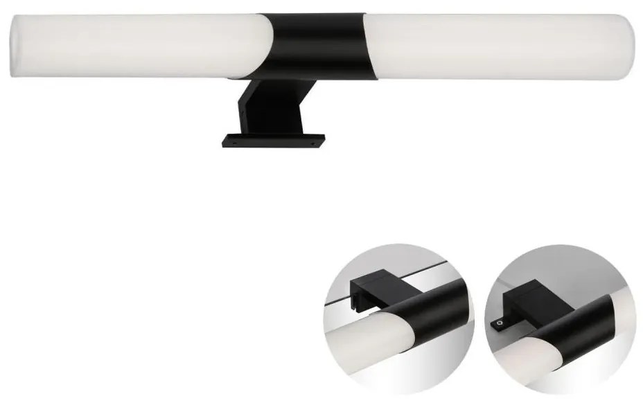 Briloner 3113-115 - LED Kúpeľňové osvetlenie zrkadla LED/12W/230V IP44 čierna