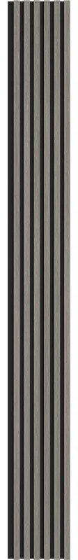 Mexen Lam-F, akustické stenové lamely 275 × 30 cm, plstený podklad 8 mm, technická dyha, dub striebristý, S105-275307-3015-007