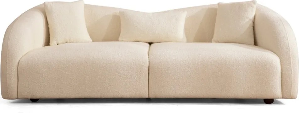 Třímístná pohovka Venedik 236 cm krémová