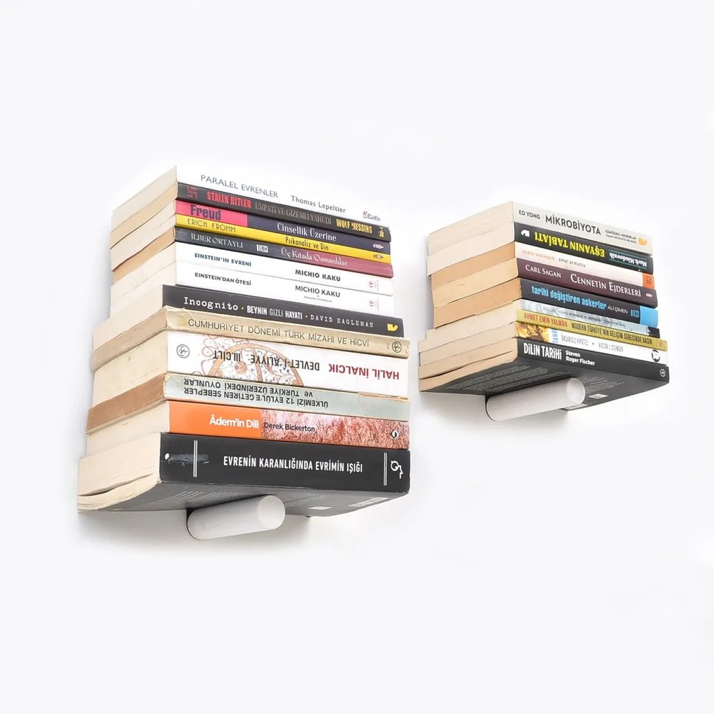 Sada nástenných políc Wrosa XLII 2 ks čierna/biela