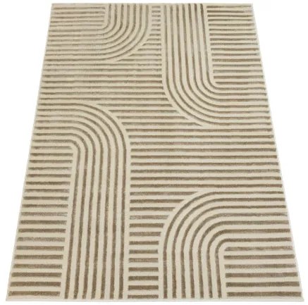 Koberec MISHA J487A tmavobéžový / béžový