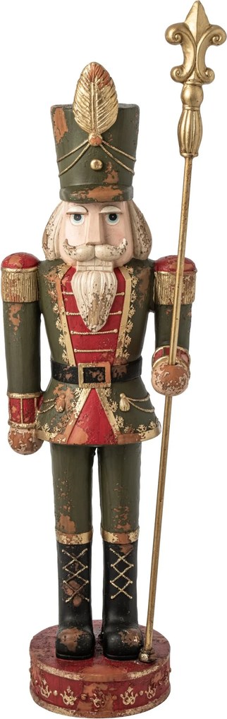 Vonkajšie vianočné dekorácie luskáčik Nutcracker – 39*30*131 cm