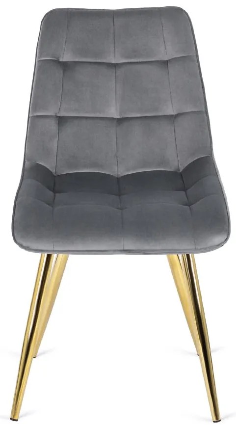 PROXIMA.store - Čalúnená jedálenská stolička CARO FARBA: sivá