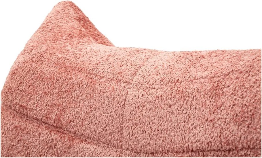 Ružový sedací vak z textílie buklé Mask – Mauro Ferretti