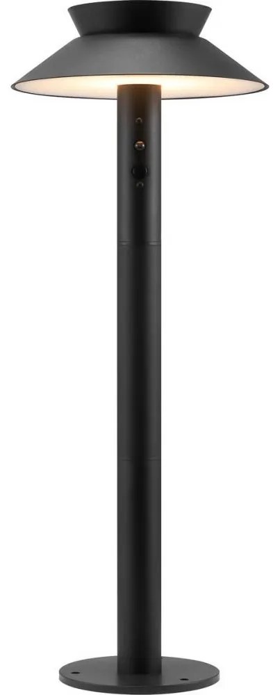 Nordlux - LED Solárna lampa so senzorom LED/5W/3,7V IP44 čierna