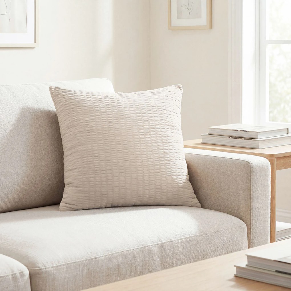 Goldea krepová obliečka na vankúš - latte 40 x 40 cm