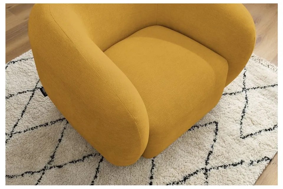 Žlté kreslo Celine – Bobochic Paris