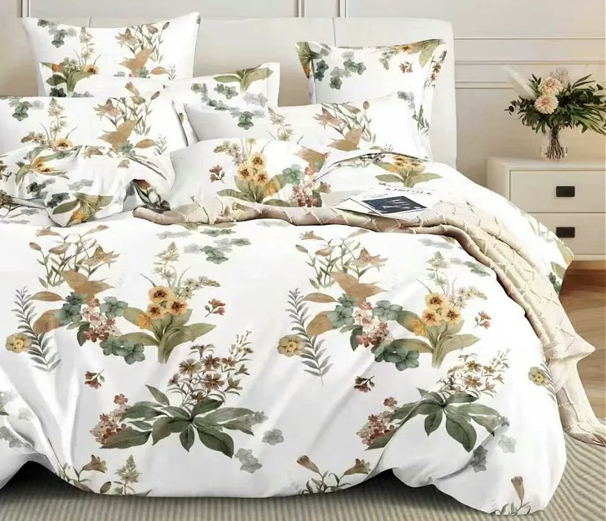 Obliečky Kvetka 7 Bavlna 7-dielna súprava