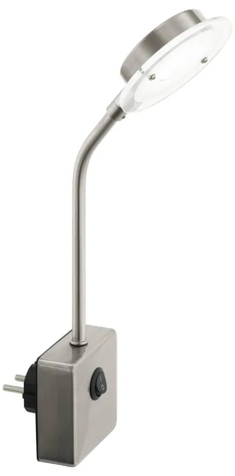 Eglo 54649 - LED Svietidlo do zásuvky LED/4,5W/230V 3000K matný chróm