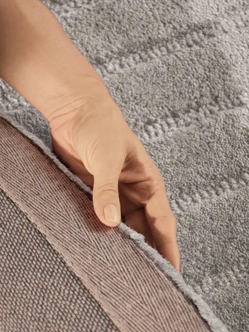 Koberec ARCURA svetlosivý kruh